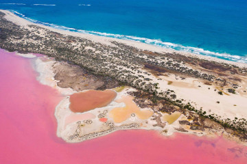 Hutt Lagoon, nähe Port Gregory