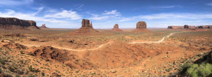 Blick auf eine Wüste in den USA 