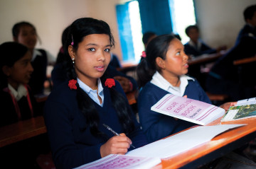 Schulkinder in Nepal