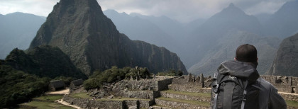 Blick auf die Berge von Inka-Trail in Peru