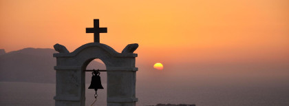 Sonnenuntergang in Griechenland 