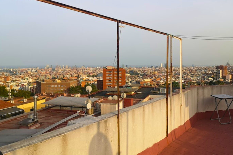 Dachterrasse in der Unterkunft