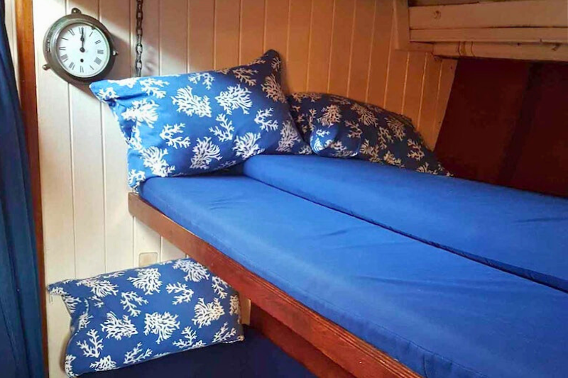 Schlafplätze an Bord
