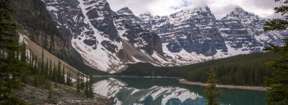 Blick auf die Rocky Mountains in Kanada