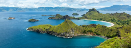 Padar Island Aussicht 