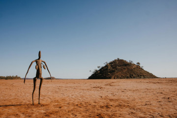 Antony Gormley Sculptures in Westaustralien
