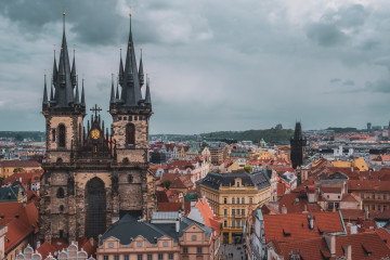 Blick auf die Tschechische Hauptstadt Prag