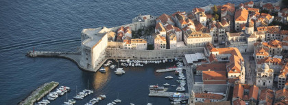 Kroatische Altstadt und dessen Hafen