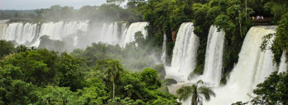 Die malerischen Iguazu in Brasilien