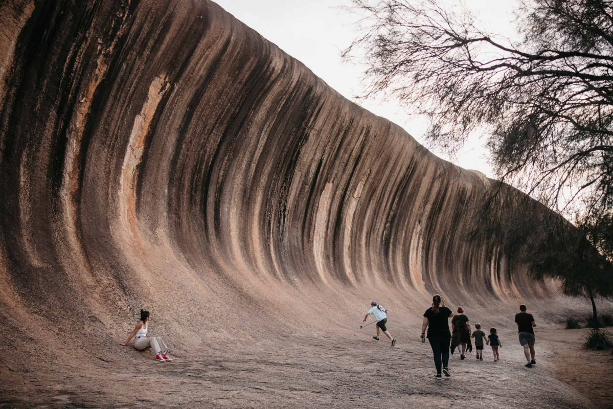 Wave Rock im Outback Westaustraliens