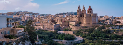 Blick auf die Altstadt von Valletta auf Malta 