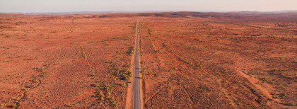 Country Road, Broken Hill, Australien