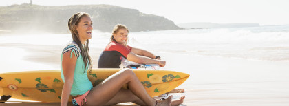 Surfer am Palm Beach in Sydney