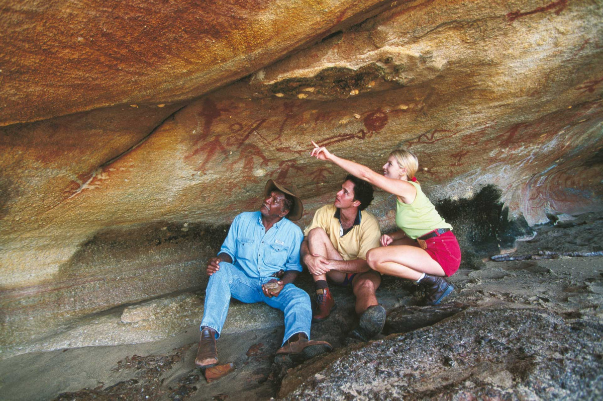 Cave Painting in Australien
