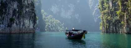 Bootsfahrt im Khao Sok Nationalpark