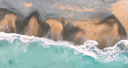 Bushy Beach in Neuseeland