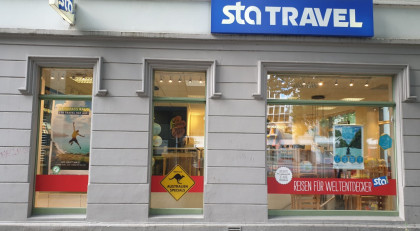 Schaufenster von unserem STA Shop in Osnabrück