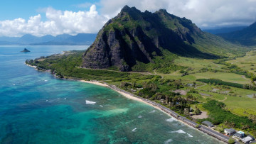 Blick auf den Kaunala Loop auf Hawaii