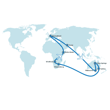 Desert Desperados and Outback Packers Around the world