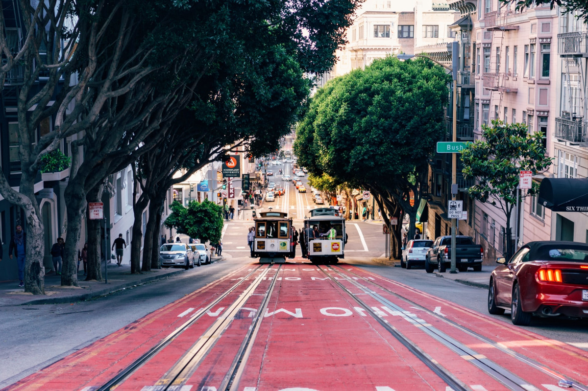 Cable Cars, Powell Street, San Francisco