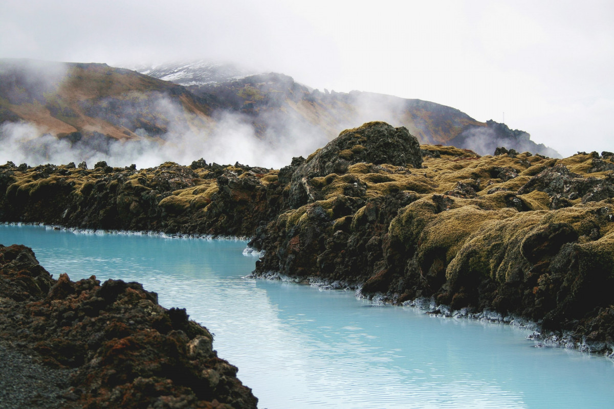 Blaue Lagune in Island