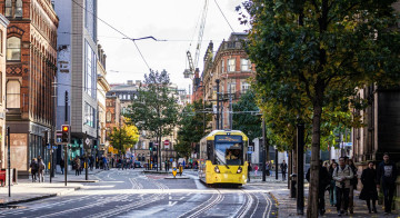 Blick auf Manchester