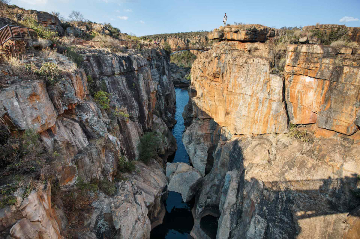 Bourkes Luck Potholes in Südafrika
