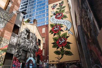 Street Art in Melbourne, Australien