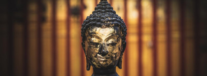 Eine Buddha Statue