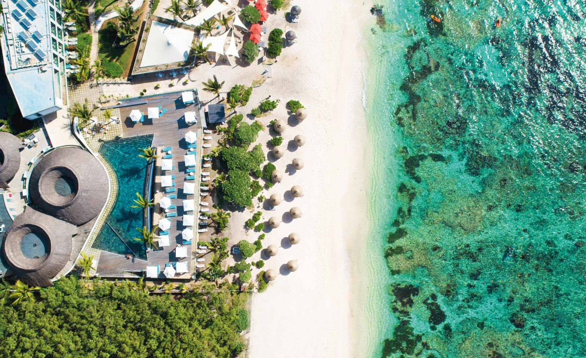 Radisson Blu Poste Lafayette Resort & Spa auf Mauritius von oben