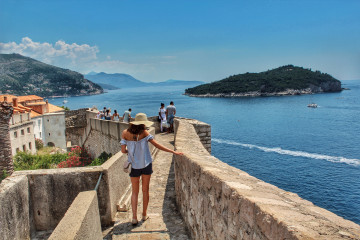 Die Stadtmauer von Dubrovnik 
