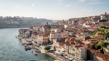 Blick auf die Portugiesische Stadt Porto 