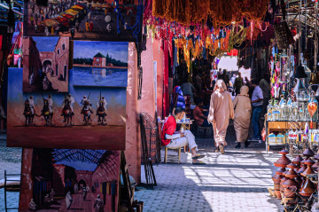 Souk in Marrakesch 
