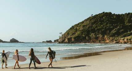 Blick auf ein Strand in Australien 