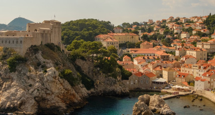 Blick auf die Kroatische Stadt Dubrovnik 