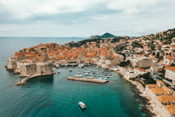 Blick auf Dubrovnik von oben