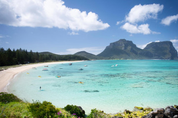 Mount Lidgbird und Mount Gower, Lord Howe Island, Australien