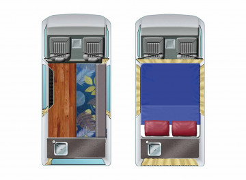 Floorplan Hippie Drift Camper