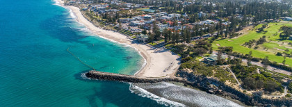 Cottesloe Beach in Perth, Westaustralien