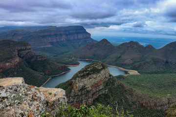 Blick auf den Blyde River Canyon in Südafrika