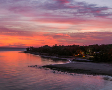 Sonnenuntergang in Darwin, Australien