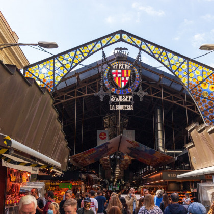 Mercado de La Boqueria in Barcelona