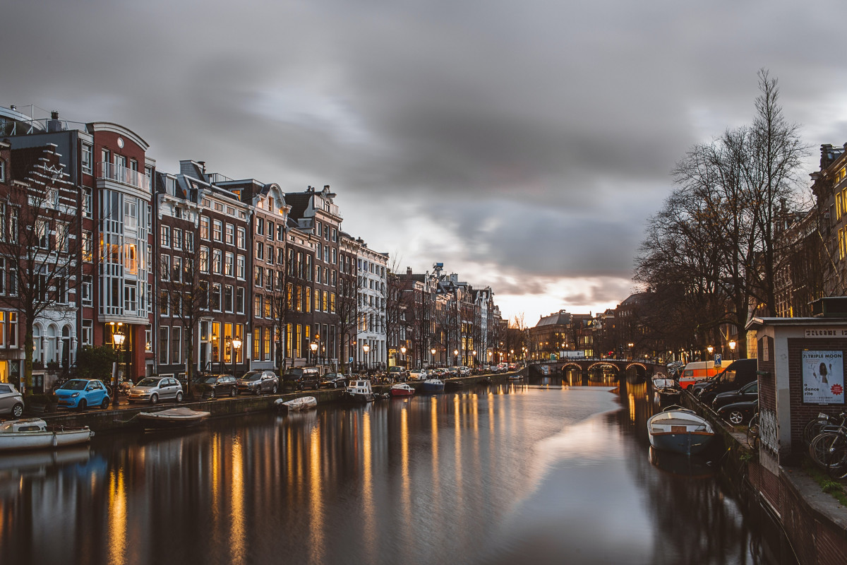 Kanal in Amstedam