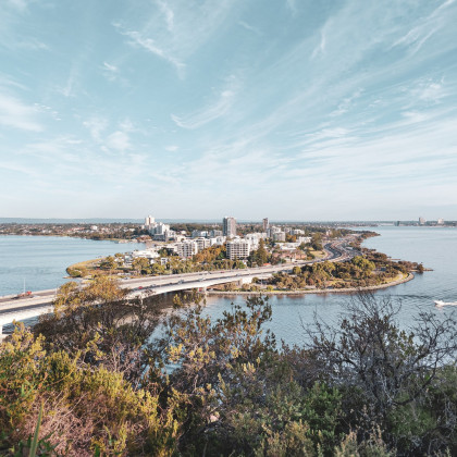 Aussicht vom Kings Park in Perth