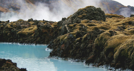 Blaue Lagune in Island