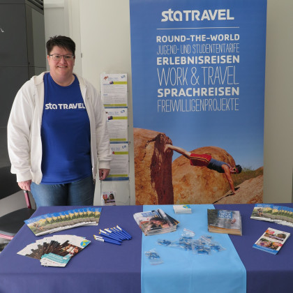 STA Travel auf der JuBi Messe
