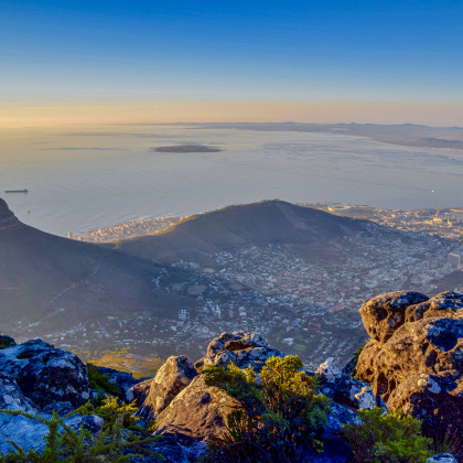 Blick auf Kapstadt in Südafrika