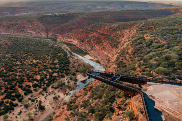 Kalbarri Skywalk, Kalbarri National Park in Westaustralien